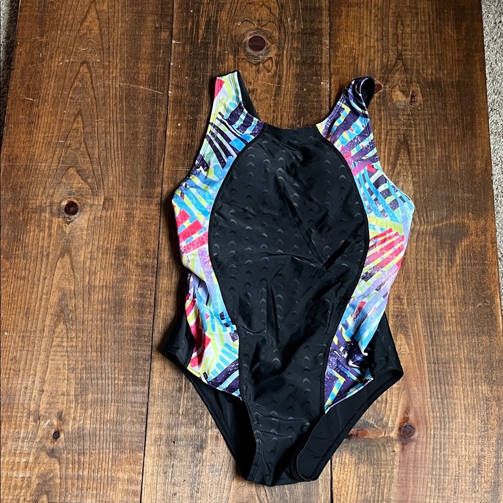 Vibrant Multicolor Kids Swim One Piece